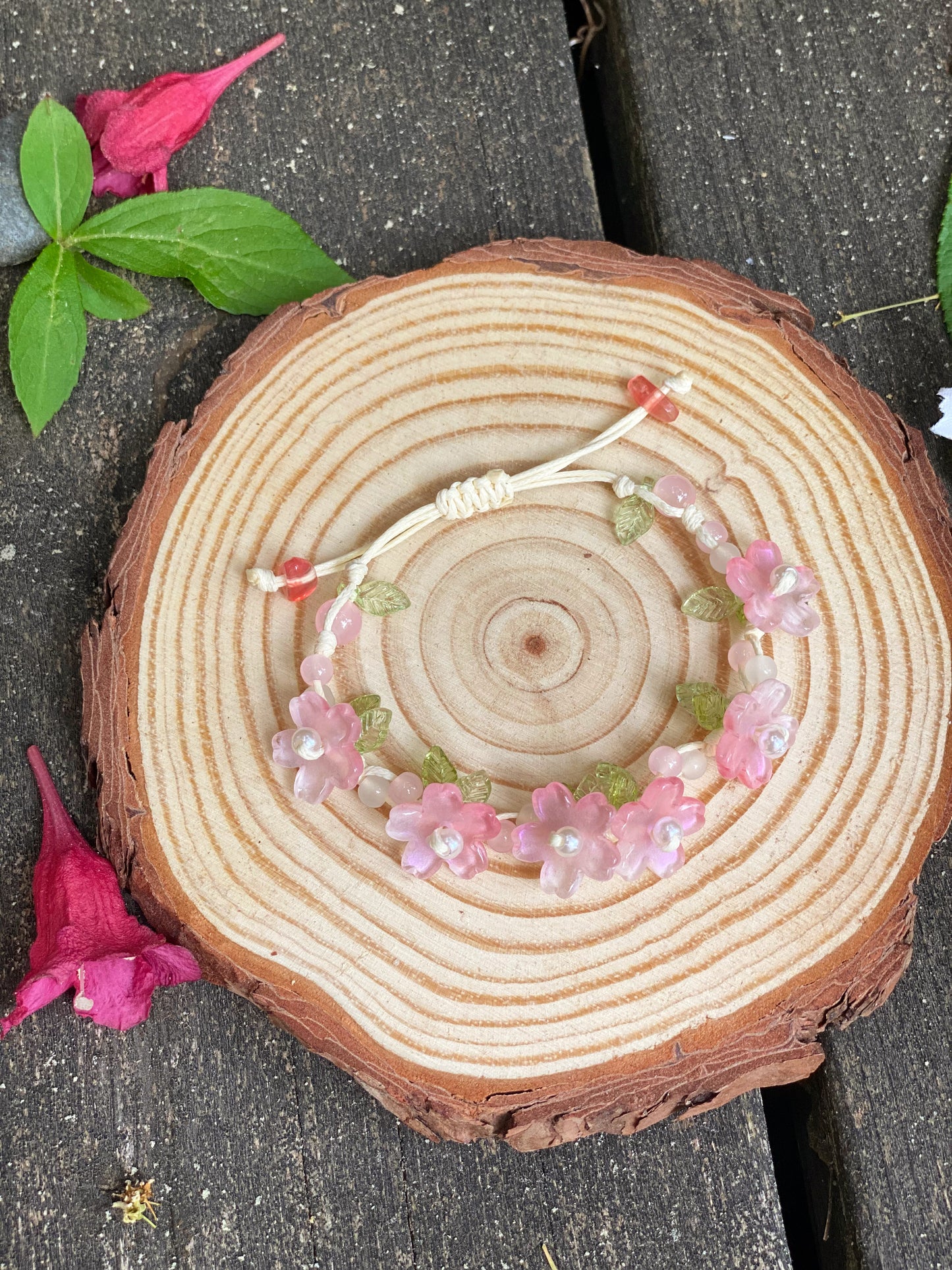 Sakura blossom bracelet
